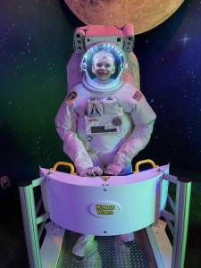 WonderWorks Branson photo spot space suit 